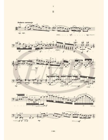 SZOKOLAY S.-Sonate für Violoncello