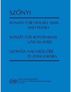 SZONYI-Sonata per contrabbasso e pianoforte