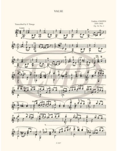 TARREGA F.-Romantic Pieces for Guitar (Benko)