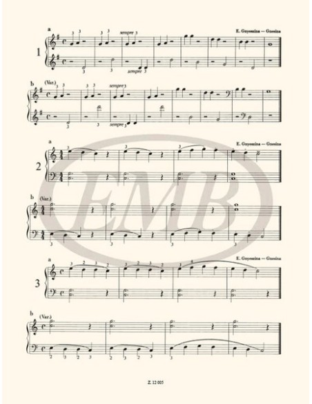 TEOKE M.-Selected Studies 1. für Klavier