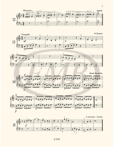 TEOKE M.-Selected Studies 1st for Piano