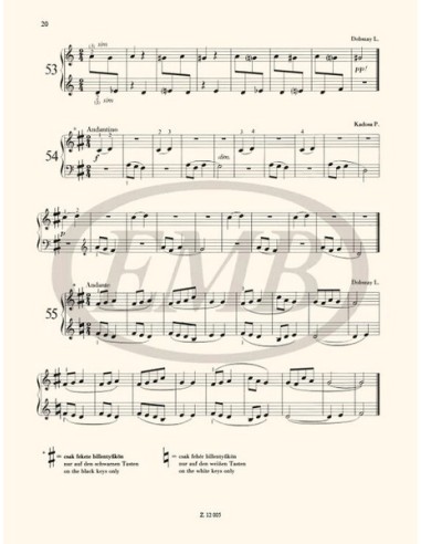 TEOKE M.-Selected Studies 1. für Klavier