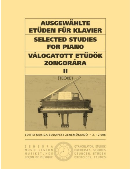 TEOKE M.-Selected Studies 2nd for Piano