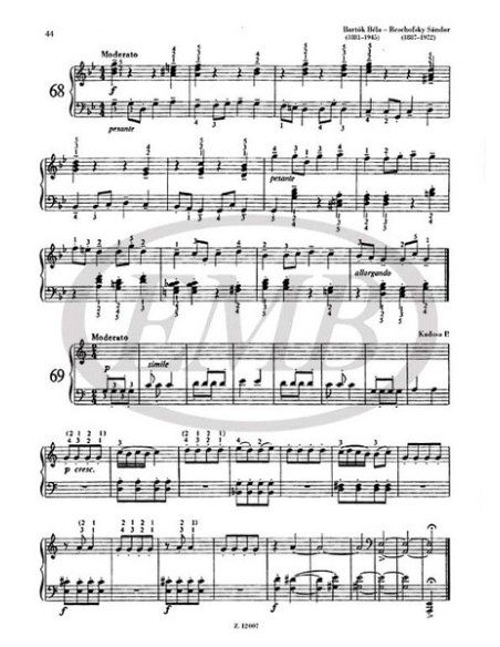 TEOKE M.-Selected Studies 3. für Klavier