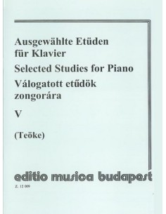 TEOKE M.-Selected Studies 5th pour piano