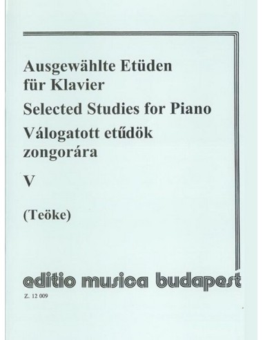 TEOKE M.-Selected Studies 5th for Piano