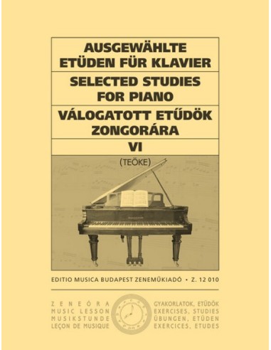 TEOKE M.-Selected Studies 6. für Klavier