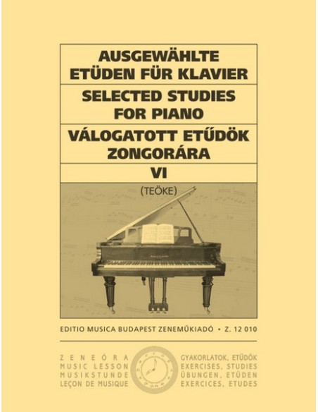 TEOKE M.-Selected Studies 6. für Klavier