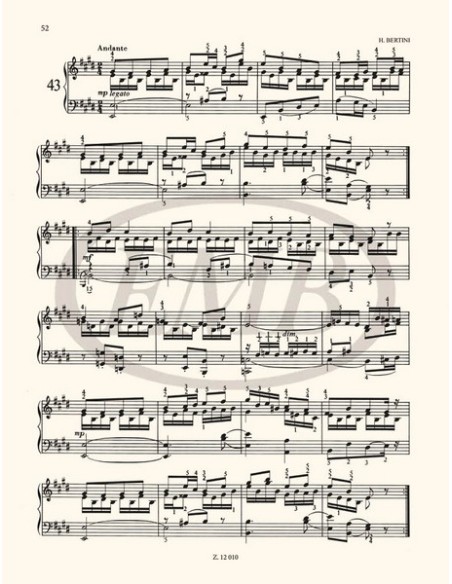 TEOKE M.-Selected Studies 6th pour piano