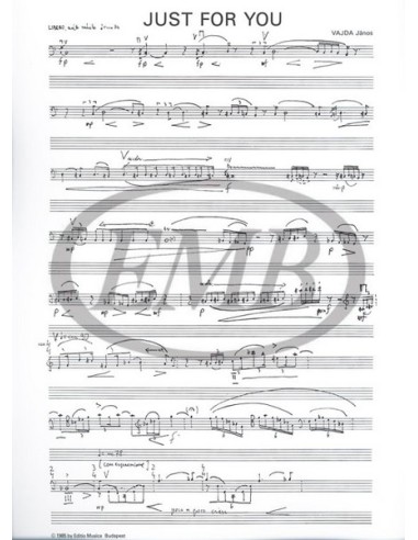 VAJDA J.-Solo per te per violoncello