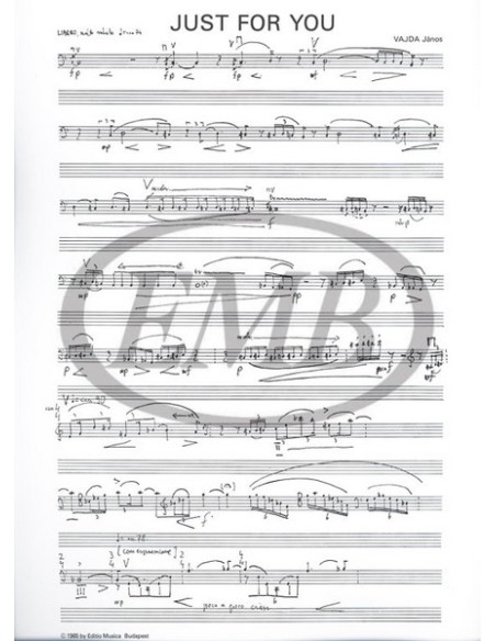 VAJDA J.-Solo per te per violoncello