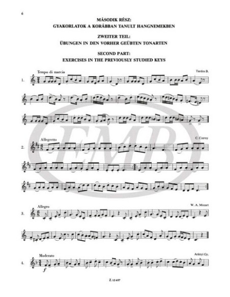 VARASDY & NAGYIVAN & SZTAN-2° Metodo per Tromba