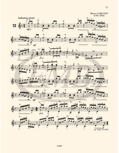 VARIOS-Studi classici per chitarra (Puskas)