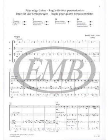 VARIE-Musica da camera per percussioni