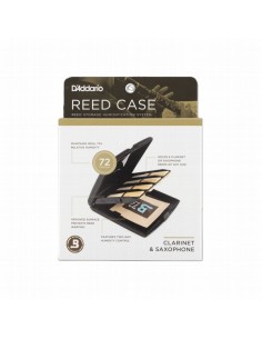 Étui à anches pour clarinette (Saxophone) Capacité 8 anches DAddario avec hygromètre