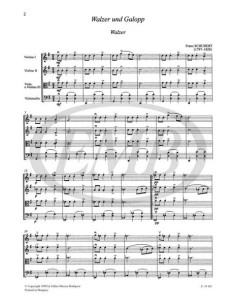 VARIE-Musica per principianti: Quartetti romantici (1a posizione) (Partitura e parti) 2