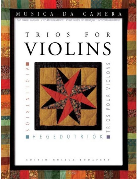 DIVERS-Trios pour 3 violons (Soos)