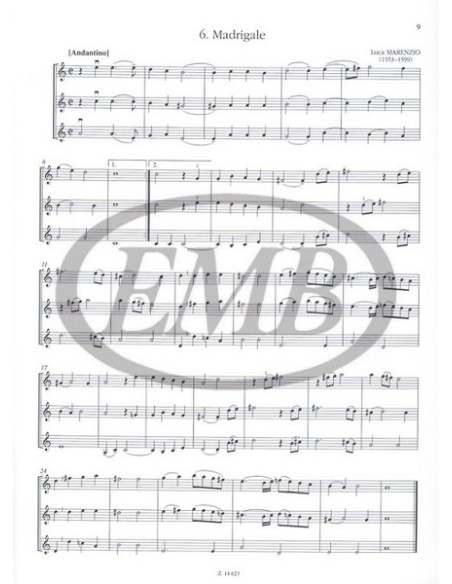 DIVERS-Trios pour 3 violons (Soos)