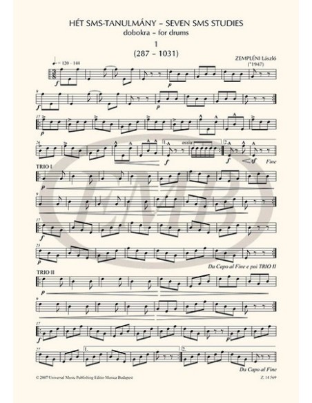 ZEMPLENI L.-Messaggi per percussioni
