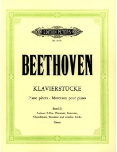 BEETHOVEN L.V.-Album of Pieces 2nd for Piano (Urtext) (Keller)