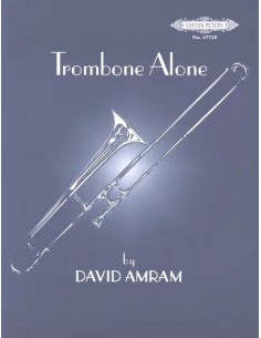 AMRAM D.-Trombone Alone pour trombone