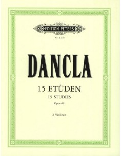 DANCLA C.-Easy Studies (15) Op.68 for 2 Violins