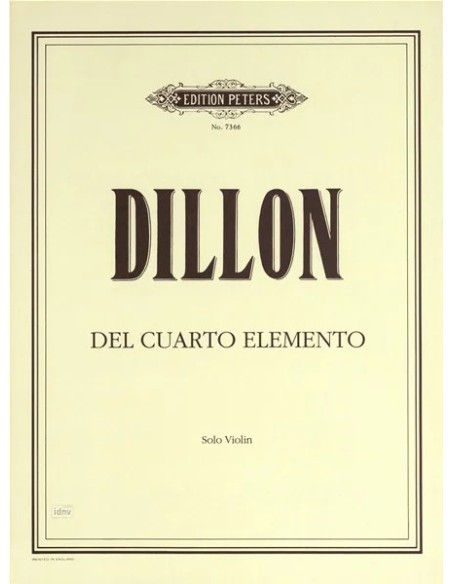 DILLON J.-From the Fourth Element for Violin