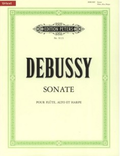 DEBUSSY C.-Sonata per viola, flauto e arpa (Urtext)