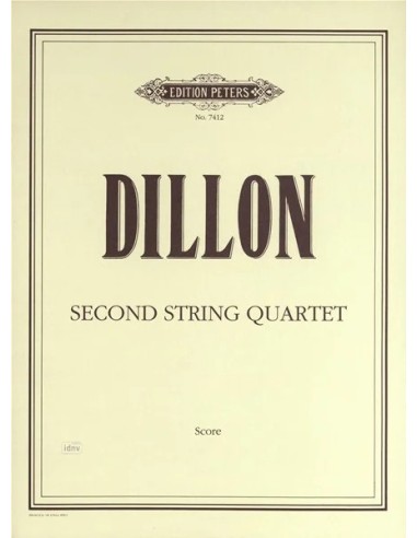 DILLON J.-Quartet No. 2 for String Quartet (Score)