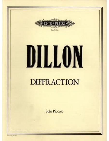 DILLON J.-Beugung für Piccolo