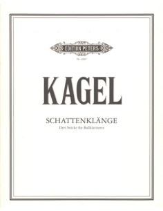 KAGEL M.-Schattenklange pour clarinette basse