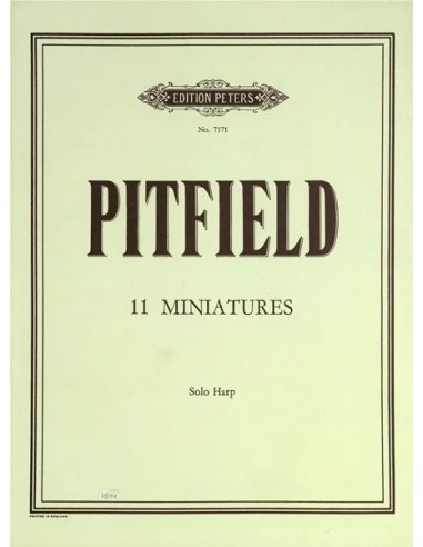 PITFIELD T.B.-Miniatures (11) pour harpe