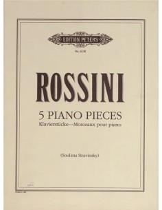 ROSSINI G.-Pezzi (5) per pianoforte (S.Stravinsky)