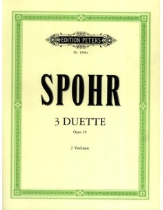 SPOHR L.-Duos Op. 39 per 2 violini (Herrmann)