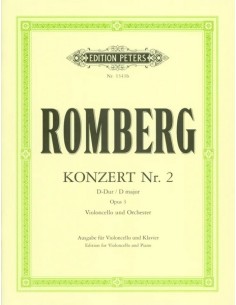 ROMBERG B.-Concerto n. 2 Op.3 in re maggiore per violoncello e pianoforte