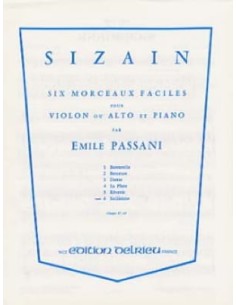 PASSANI E.-Sizain 6: Sicilienne für Violine (Viola) und Klavier
