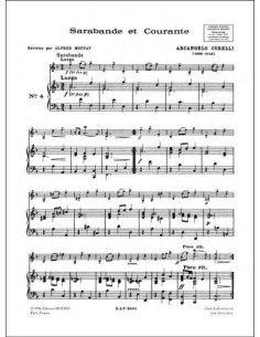 CORELLI A.-Sarabanda e Courante per violino e pianoforte 2