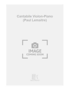 FRANCK C.-Cantabile per violino e pianoforte