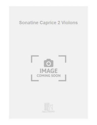 HUBEAU J.-Sonatina Capricho per 2 Violini