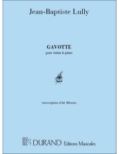 LULLY J.B.-Gavotte per Violino e Pianoforte