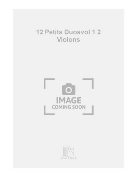 MACAS J.F.-Duos (12) Vol.1 pour 2 violons