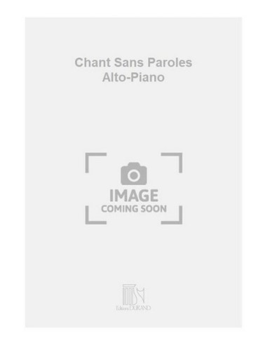 PASCAL C.-Canto sans Paroles per viola e pianoforte