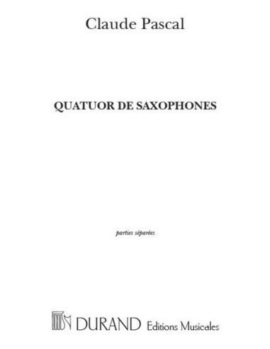 PASCAL C.-Quartet pour 4 saxophones