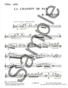 BOURDIN R.-Chanson de Pan para Flauta 2