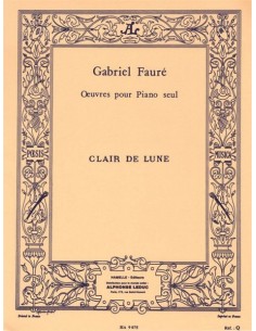 FAURE G.-Clair de Lune per pianoforte