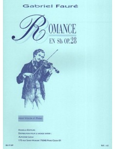 FAURE G.-Romance Op.28 en Sib Mayor para Violin y Piano