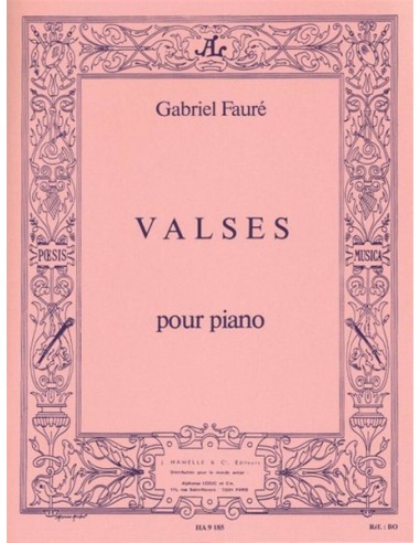 FAURE G.-Caprices Valzer (4) per pianoforte