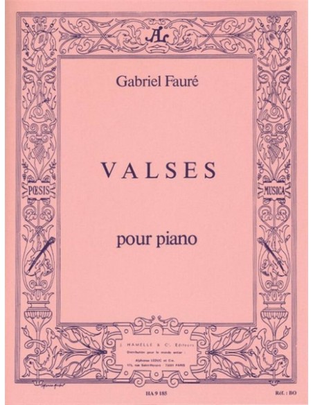 FAURE G.-Caprices Valzer (4) per pianoforte