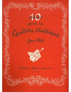ABSIL J.-Pieces (10) Op.111 per Chitarra