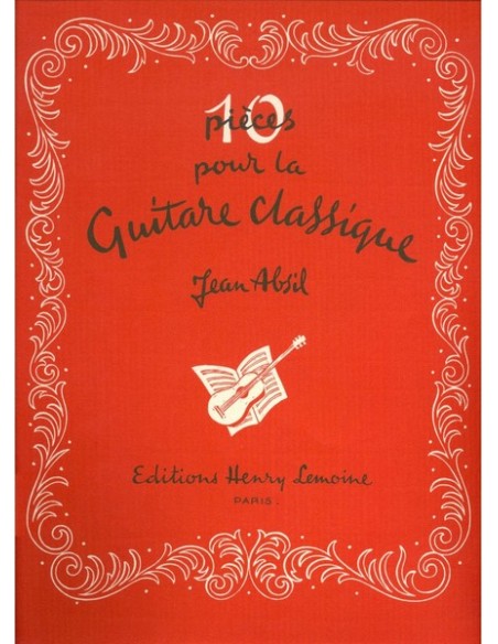 ABSIL J.-Pieces (10) Op.111 per Chitarra
